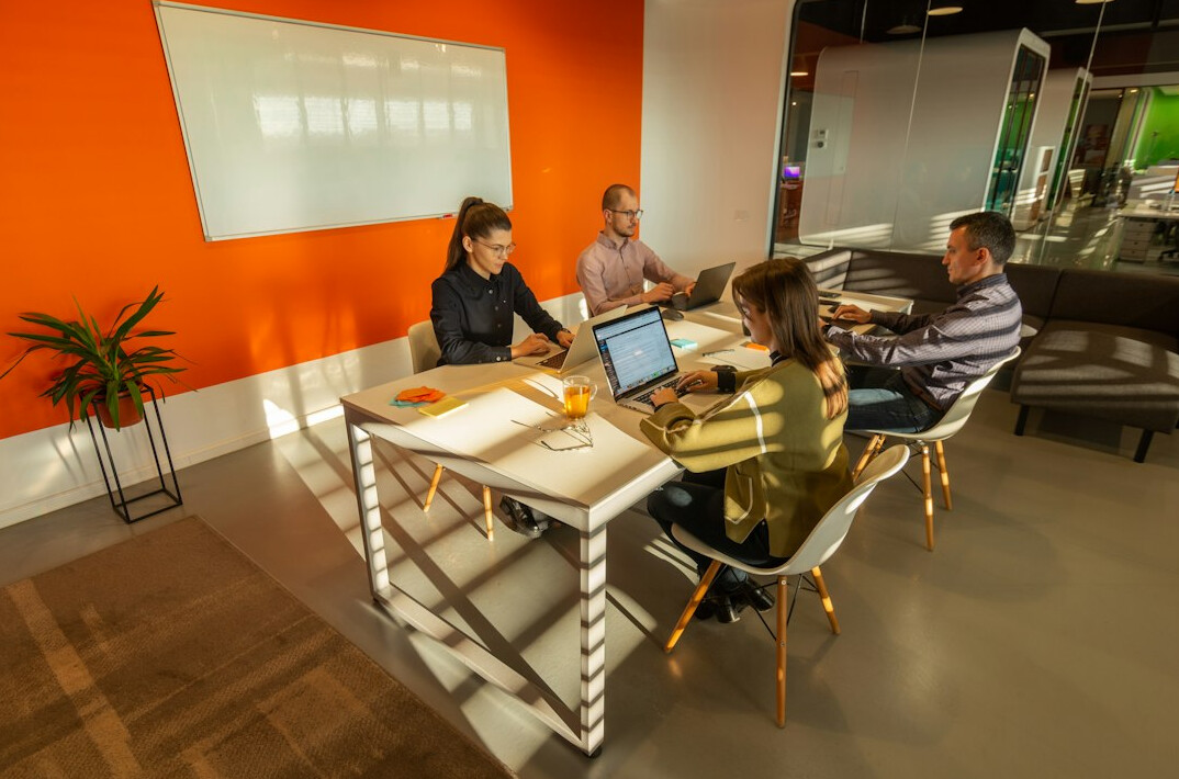 business team in meeting room